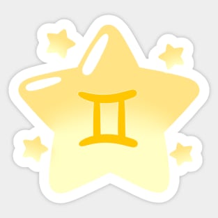 Astrological Sign Star - Gemini Sticker